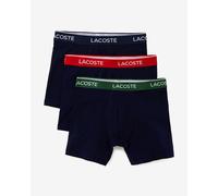 Boxer Lacoste Stretch Cotton Colour Logo blu marino verde rosso (3 unità) - S