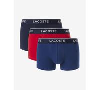 Boxer Lacoste Stretch Cotton Logo blu navy rosso bianco (3 unità) - XL