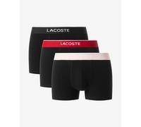 Boxer Lacoste Stretch Cotton nero rosa rosso (3 unità) - L