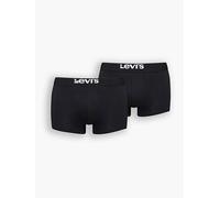 Boxer Levi's® Basic a tinta unita in cotone biologico Confezione da 2 Nero / Black levi > accessories > men