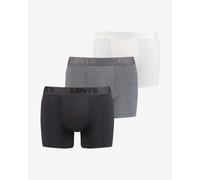 Boxer Levi's Premium Solid nero grigio bianco (3 unità) - XL