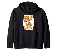 Boxer Life Cane Dabbing Simpatico Divertente Meme Boxers Proprietario Cucciolo Felpa con Cappuccio