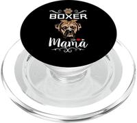 Boxer Mama Dog Mom Puppy Dogs Lover Funny Mothers Day PopSockets PopGrip per MagSafe