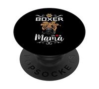 Boxer Mama Funny Dog Mom Puppy Lover PopSockets PopGrip Adesivo