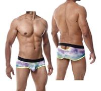 Boxer maschile intimo aperto gamba corta sexy mutanda uomo a vita bassa slip hot