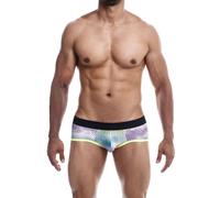 Boxer maschile sensuale slip traforato a vita bassa mob aereo brief per uomo
