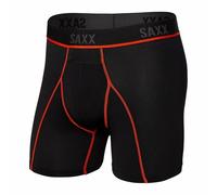 Boxer da uomo Saxx Kinetic L-C Mesh Bb Taglia: XL / Colore: nero/rosso