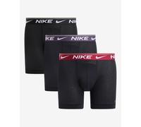 Boxer Nike Brief Logo nero intenso rosso lilla (3 unità) - S