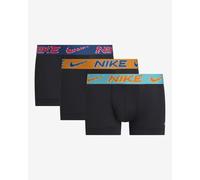 Boxer Nike Trunk Logo nero blu arancione (3 pezzi) - S