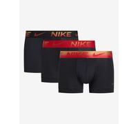 Boxer sportivi da uomo Nike Essential Micro 3P - black/red/metallic gradient - Nero (L)