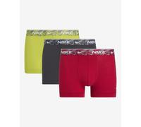 Boxer Nike Trunk rosso grigio verde lime (3 pezzi) - M