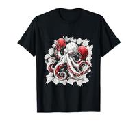 Boxer Octopus Lover Ocean Sea Creature Kickboxing Maglietta