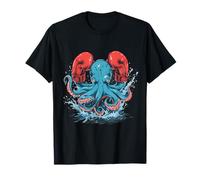 Boxer Octopus Lover Ocean Sea Creature Kickboxing Maglietta