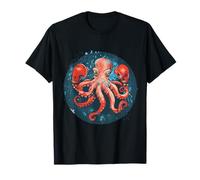 Boxer Octopus Lover Ocean Sea Creature Kickboxing Maglietta
