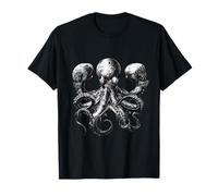 Boxer Octopus Lover Ocean Sea Creature Kickboxing Maglietta