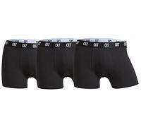 Boxer/pantaloncini da uomo con logo CR7 di Cristiano Ronaldo, confezione da 3, tinta unita, Uomo, 5709405259758, Nero , XS