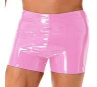 Boxer pantaloncino corto quotidiano ecopelle lattice uomo pantaloncini tronchett