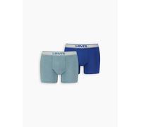 Boxer parigamba Heather Levi's® Vintage in cotone biologico Confezione da 2 Blu / Light Blue levi > accessories > men > underwear > socks