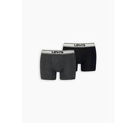 Boxer parigamba Heather Levi's® Vintage in cotone biologico Confezione da 2 Nero / Black levi > accessories > men > underwear > socks
