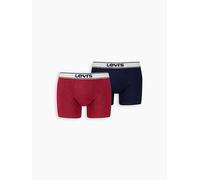 Boxer parigamba Heather Levi's® Vintage in cotone biologico Confezione da 2 Rosso / Red levi > accessories > men > underwear > socks