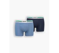 Boxer parigamba Levi's® con logo sportivo Confezione da 2 Blu / Blue levi > accessories > men