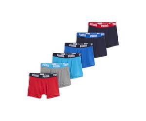 Boxer per ragazzi PUMA (confezione da 6), Abbigliamento, Rosso, 10 10