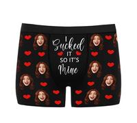 Boxer Personalizzati con Foto Mutande Personalizzate Uomo Mutanda Personalizzata Boxer Divertenti Regali Personalizzati per San Valentino Idee Regalo Compleanno S-XXL