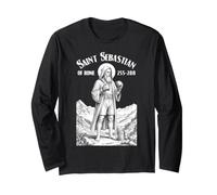 Boxer Pugilist Vintage Patrono San Sebastiano Maglia a Manica