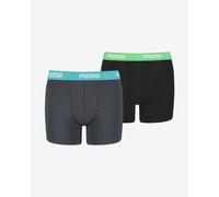Boxer Puma Basic nero turchese bambini (2 unità) - 122-128
