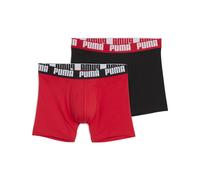 Boxer PUMA da uomo in confezione doppia, Abbigliamento, Rosso, 4 4