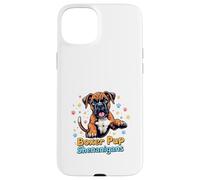 Boxer Pup Shenanigans - Maglietta grafica carina e giocosa per gli amanti dei cani Custodia per iPhone 15 Plus
