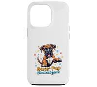 Boxer Pup Shenanigans - Maglietta grafica carina e giocosa per gli amanti dei cani Custodia per iPhone 13 Pro