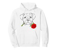 Boxer Puppy Love Valentines Gift for Boxer Dog Lovers Felpa con Cappuccio