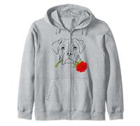 Boxer Puppy Love Valentines Gift for Boxer Dog Lovers Felpa con Cappuccio