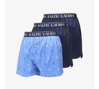 Boxer Ralph Lauren tretch Cotton Three lim Fit Boxer 3-Pack Blue S