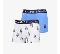 Boxer Ralph Lauren Trunk Gb 2-Pack White/ Blue M