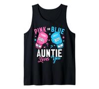 Boxer rosa o blu Auntie Loves You Boxing Gender Reveal Canotta