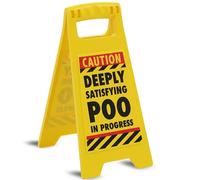 Boxer Satisfying Poo Segnale, plastica, Giallo