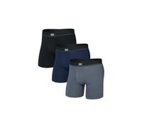 Boxer da uomo Saxx Essential Cotton Boxer Brief Fly 3Pk Taglia: XL / Colore: nero
