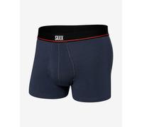 Boxer SAXX Non Stop Stretch Cotton Fly blu scuro nero - S