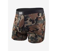 SAXX Underwear Co. Slip Boxer Vibe Slip Boxer con Intimo di Supporto per Marsupio Integrato Piccolo Woodland Camo