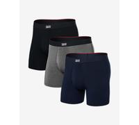 Saxx Underwear - Set da 3 boxer traspiranti - Vibe Xtra 3Pk Noir / Gris Foncé Chiné / Marine per Uomo - Taglia L - Nero