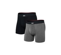 Boxer saxx vibe xtra fly uomo 2 pezzi nero grigio