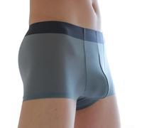Boxer senza cuciture Uomo Traspirante Ice Silk (Blue 3XL)