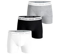 Boxer sportivi da uomo Björn Borg Cotton Stretch 3P - black/white/grey - Multicolore (M)