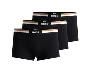 Boxer sportivi da uomo BOSS Motion Trunk 3P - black - Nero (M)