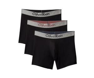 Boxer sportivi da uomo Calvin Klein Brushed Microfiber Stretch 3P - Nero (XL)