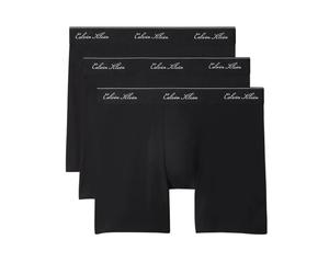 Boxer sportivi da uomo Calvin Klein Icon Cotton Stretch Script Boxer Briefs 3P - multicolor - Nero (M)