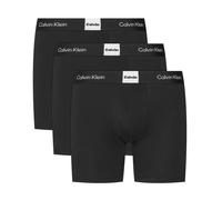 Boxer sportivi da uomo Calvin Klein Icon Logo Graphic Brief 3P - black - Nero (XL)