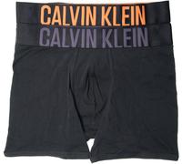 Boxer sportivi da uomo Calvin Klein Intens Power Boxer Brief 2P - b-carrot - Nero (S)
